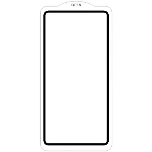 Захисне скло SKLO 5D (тех.пак) для Oppo A60 4G / A3 / A3x / A40 / A40m / A5 / A5x Чорний / Біла підкладка