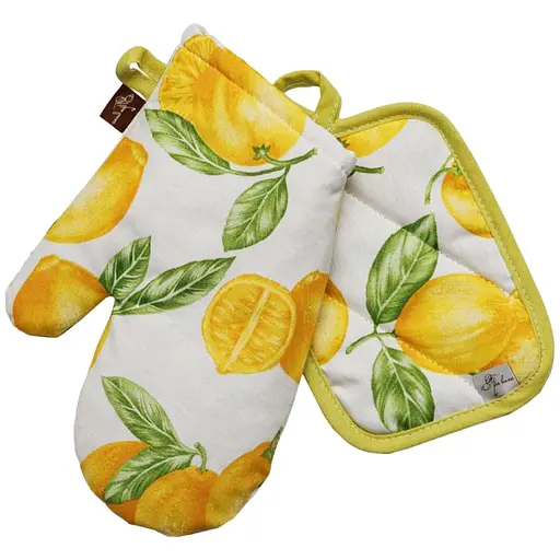 Набір рукавиця та прихватка Прованс Лимончики (43231) - фото 2