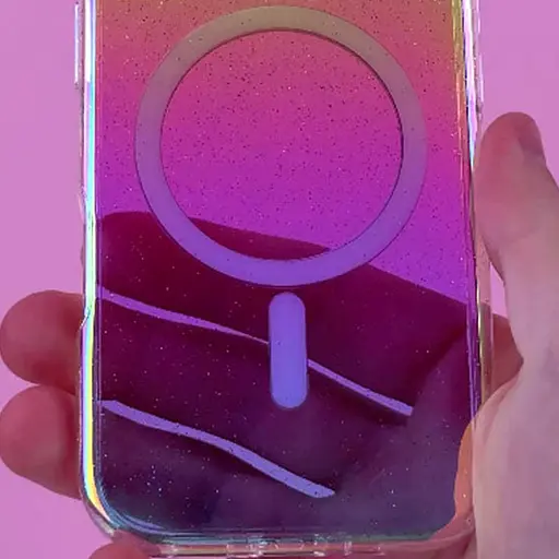 Чохол Epik TPU Galaxy Sparkle MagFit для Apple iPhone 16, 6.1 Chroma+Glitter - фото 3