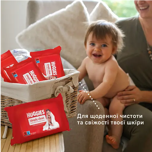 Вологі серветки Huggies Simply Clean 72 шт. - фото 11