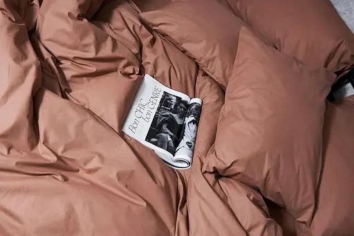 Комплект постельного белья Moon&Star Бязь Gold Люкс Light Brown King Size 220x240 наволочки 4х70х70 - фото 6