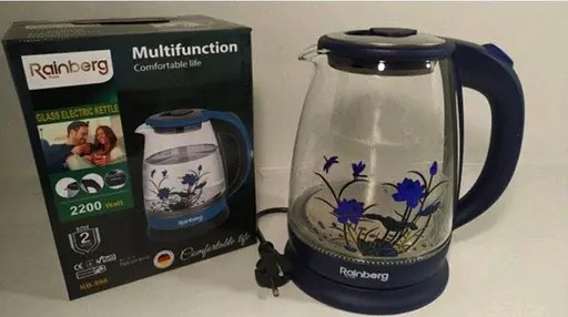 Электрочайник Rainberg RB-998 1.8л 2200Вт Синий - фото 3