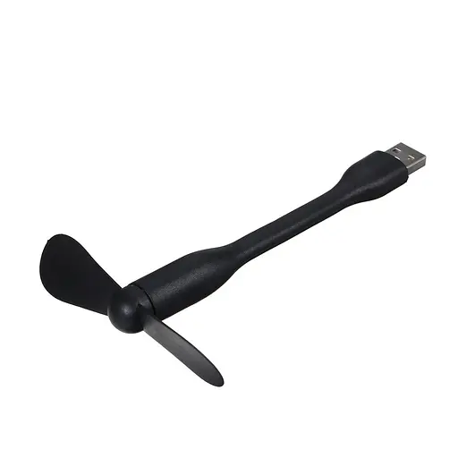 Вентилятор мобильный USB черный - фото 7