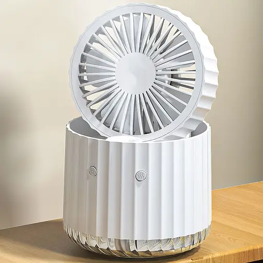 Портативний вентилятор Epik Rapid Cooling 3 in 1 White [137273] - фото 3
