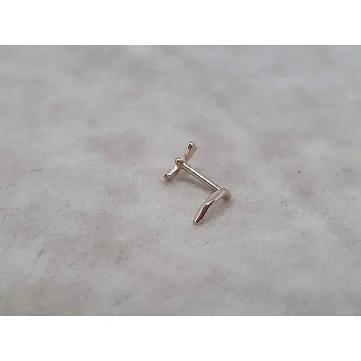 Золота сережка-пірсинг Dear в ніс Dear. 1014 - фото 3