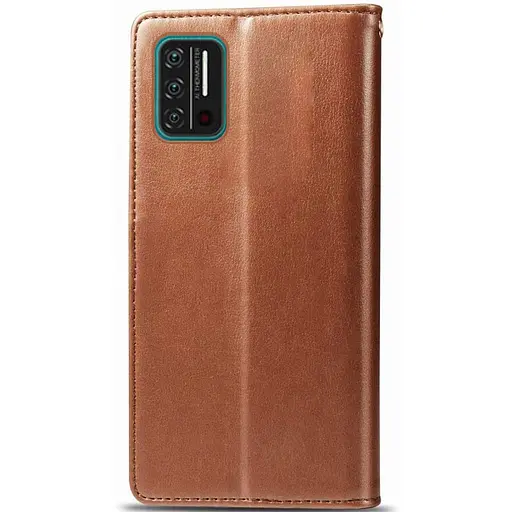Кожаный чехол-книжка Getman Gallant PU для Umidigi A7s Коричневый - фото 4