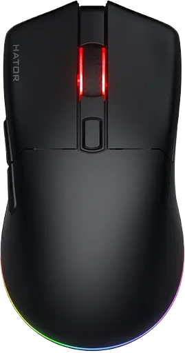 Мышь беспроводная Hator Pulsar 3 RGB Black (HTM630)