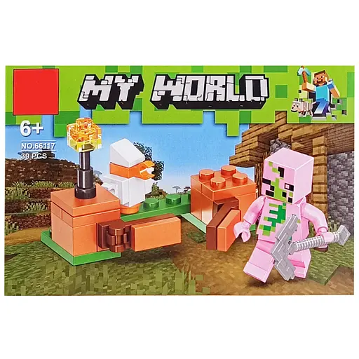 Конструктор дитячий "Minecraft" 66117-6, 39 деталей