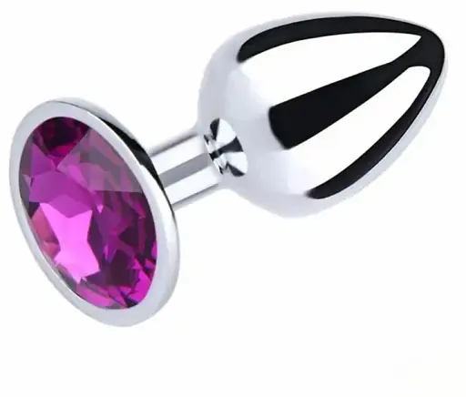 Металева анальна пробка I’MCUM Metal Anal Plug Розмір L Фіолетова (7970379617703) (IM-MPlug_L_purp)