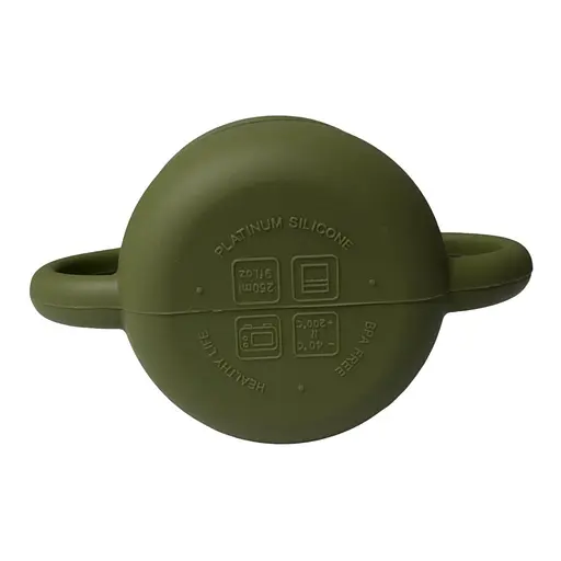 Поїльник силіконовий непроливайка oldbro 150ml Olive - фото 2