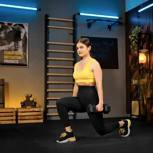 Гантеля шестигранная Trex Sport прорезиненная TX-150RD 15кг - фото 10