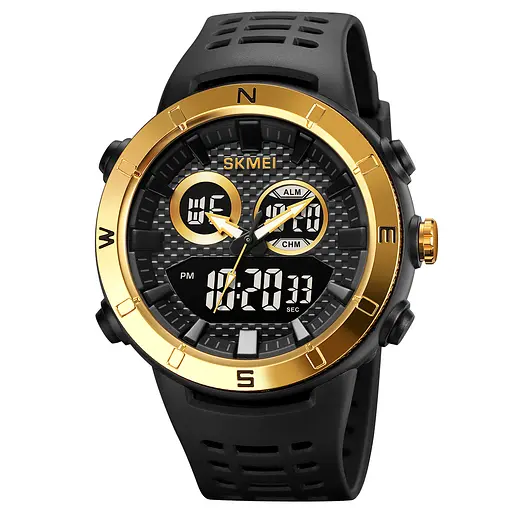 Наручные часы мужские 2014GDBK Gold-Black Skmei acs0030394