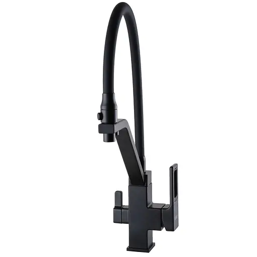 Смеситель для кухни под осмос Globus Lux Lazer GLLR-0900-10-01 000024676 Черный матовый - фото 3