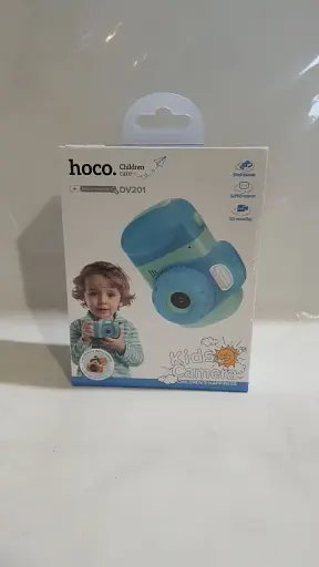 Детская цифровая фотокамера Hoco 600mAh / 3.7V с поддержкой карты памяти 32MP Hосо DV201 Blue - фото 4