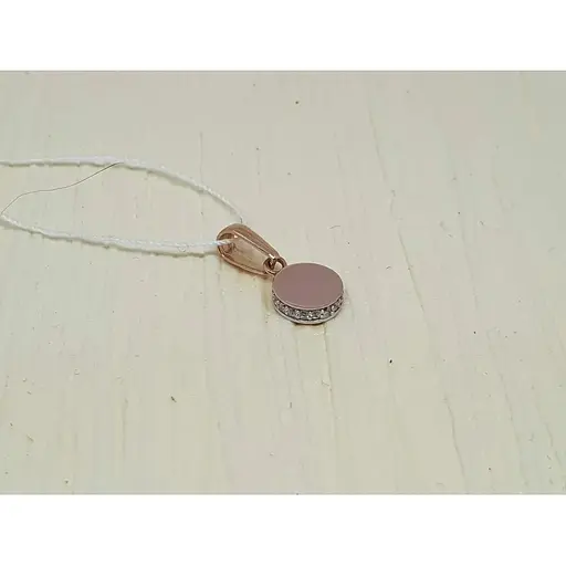 Золота підвіска Favoritum з фіанітами. 311377 - фото 2