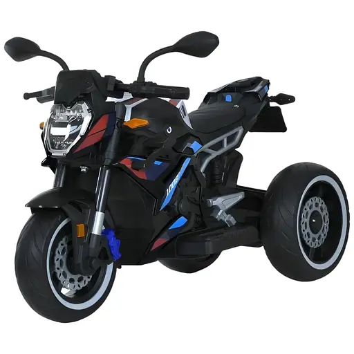 Электромобиль детский Bambi Мотоцикл M 6142EL-2 трехколесный 12V7AH свет музыка EVA