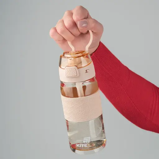 Бутылочка для воды Kite бежевая 600 мл (K26-1201-2) - фото 6