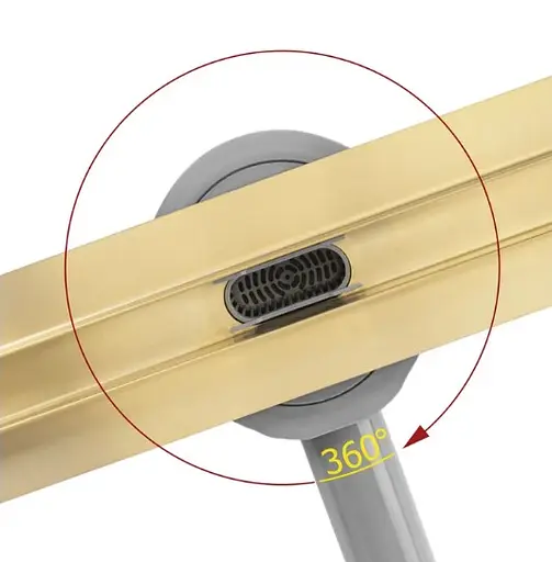 Трап для душу Rea Neox 70 Pro gold REA-G2718 - фото 2