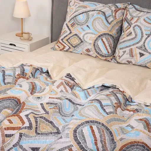 Комплект постільної білизни Viluta полуторний ранфорс 23236 100% бавовна - фото 6