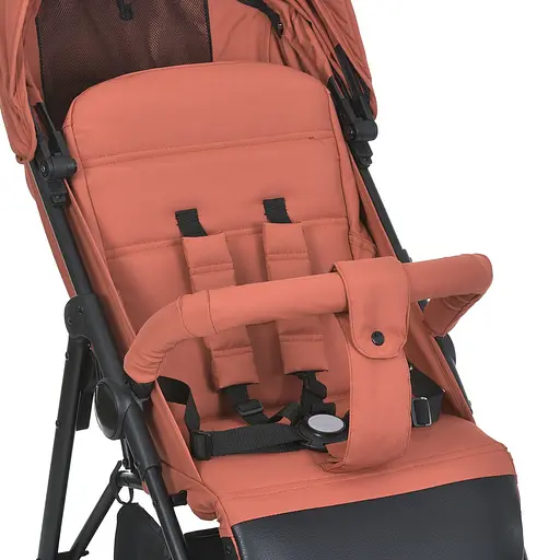 Детская прогулочная коляска-книжка Bambi M 4249-2 Orange Matt Оранжевая - фото 5