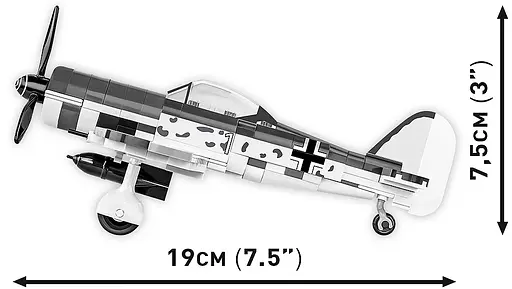 Конструктор дитячий літак Focke-Wulf Fw 190 F-8 COBI 5871 - фото 5