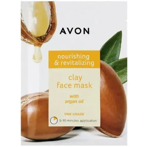 Глиняна маска для обличчя Живлення та відновлення Avon 8 мл - фото 1