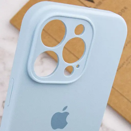 Чохол Epik Silicone Case Full Camera Protective AA для Apple iPhone 15 Pro 6.1 Блакитний/Sweet Blue - фото 6