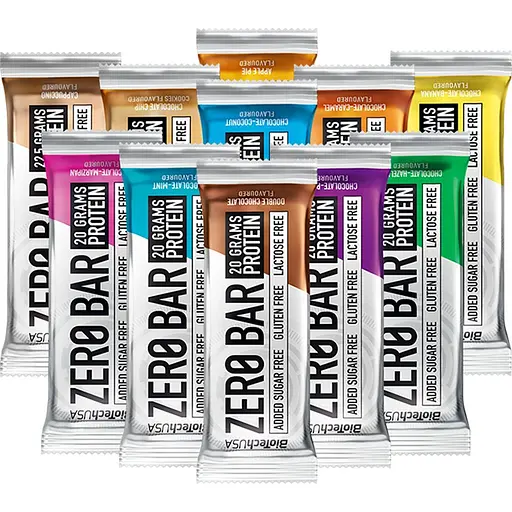 Уцінка. Батончики BiotechUSA Zero Bar Flavour Mix 500 г (10 шт. по 50 г)  - фото 1
