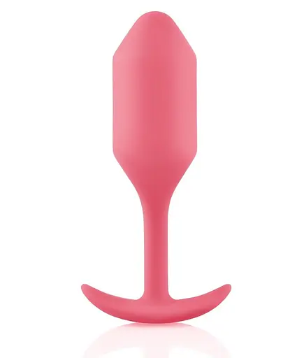 Анальна пробка B-Vibe Snug Plug 2, 10.5 см (рожевий)