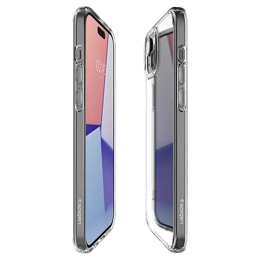 Протиударний прозорий чохол Spigen Ultra Hybrid  для iPhone 15 Crystal Clear ACS06481 - фото 12