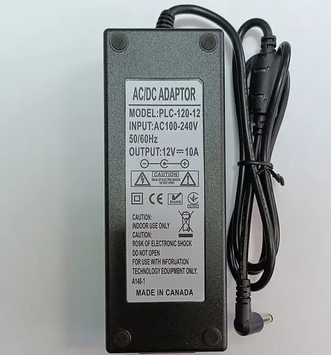 Блок живлення для камер відеоспостереження 12 вольт 10 Ампер 120W OEM PLC-120-12 (100946) - фото 4