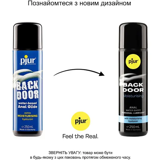 Анальна змазка Pjur backdoor Comfort water glide 250 мл - фото 3