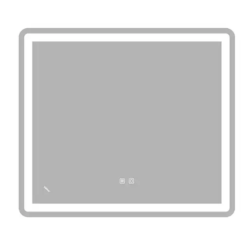 Зеркало Zerix Mirra MR05-80x70-Reverse с LED Touch, Anti-fog, димером, регулятором яркости ZX6057 - фото 1