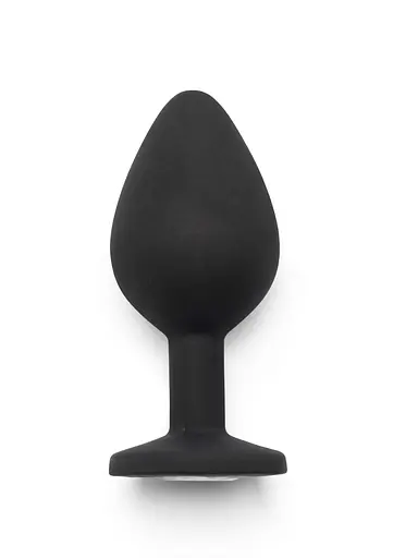 Анальна пробка ToyJoy Diamond Booty Jewel 8 см (чорний) - фото 3