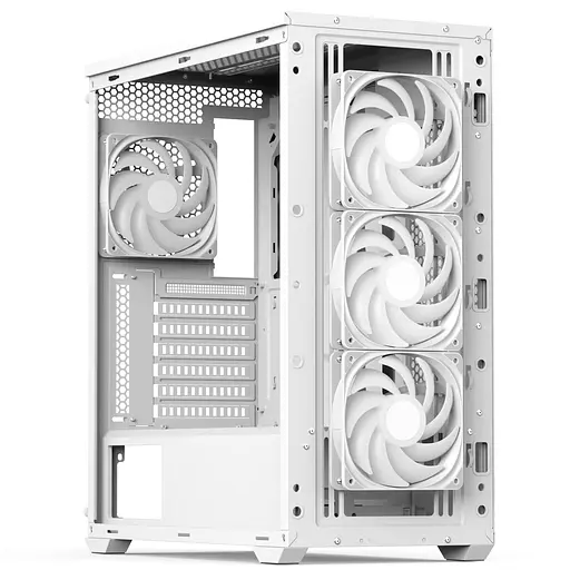 Корпус Aerocool D501A-G-WT-v2 White без БП (ACCM-DS01043.21) - фото 2