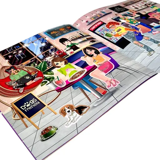 Дитяча книжечка з наклейками "Glamour Girls" РМ-87-02 - фото 2