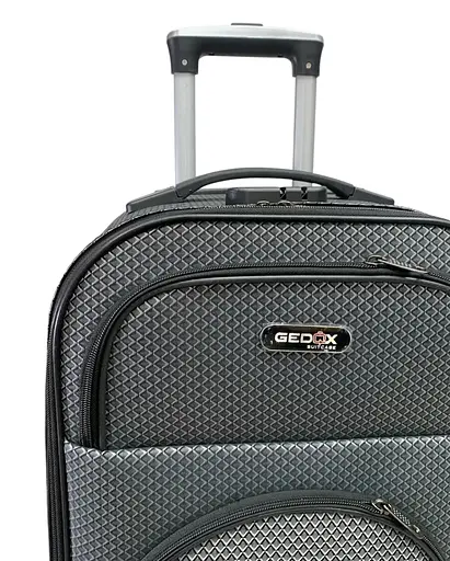 Чемодан Тканевый (Impertex) Средний (М) Водонепроницаемый На 4 Двойных Колесах 70л Расширением TK002-М - фото 2