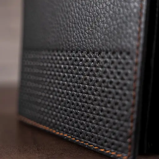 Мужской кожаный кошелек Vintage 9.5х11 см acs0015348 - фото 6