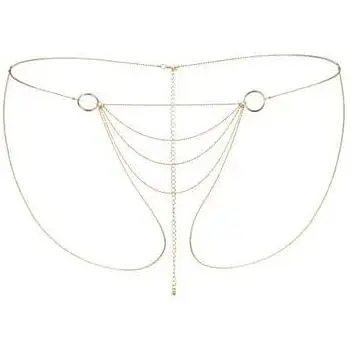 Ланцюжок-трусики Bijoux Indiscrets Magnifique Bikini Chain - Gold
