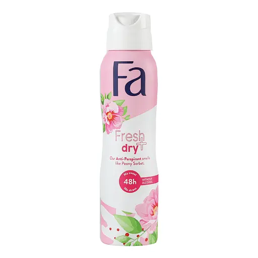 Антиперспірант-спрей Fa Fresh & Dry Pion Sorbet Сорбет з півонії 150 мл - фото 2