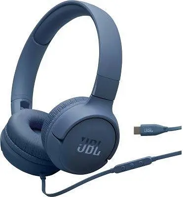 Навушники із мікрофоном JBL Tune 520C USB-C Blue (JBLT520CBLU)