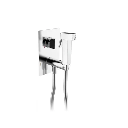 Гигиенический душ скрытого монтажа с термостатом GRB Intimixer 08340320, Хром - фото 1