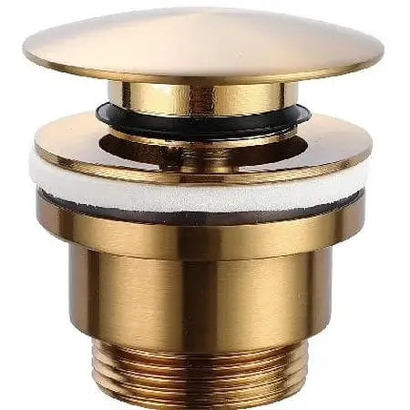 Донний клапан Imex PVD матове золото VCC014, Золотий - фото 1