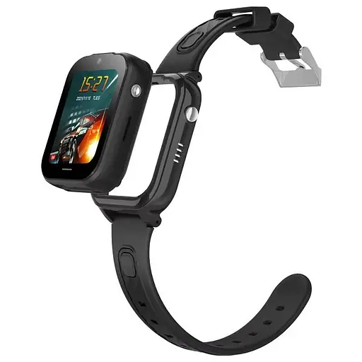 Дитячий смарт-годинник Smart Watch D38-X1 з SIM-картою GPS прослуховуванням відеодзвінком 4G Play Market чорний - фото 3
