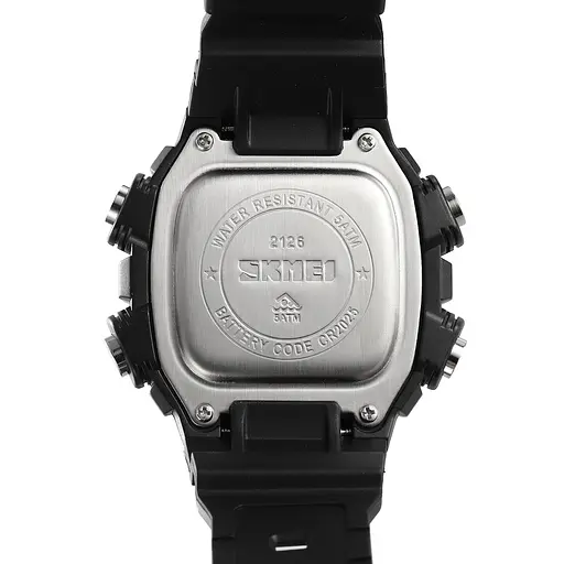 Наручний годинник чоловічий 2126SIBK Silver-Black Skmei acs0030249 - фото 7