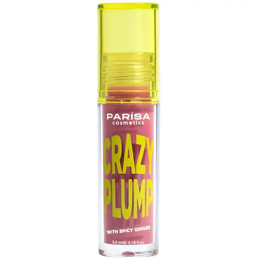 Блестящий плампер для губ Parisa Lipgloss Crazy Plump тон №104 Beige sense 