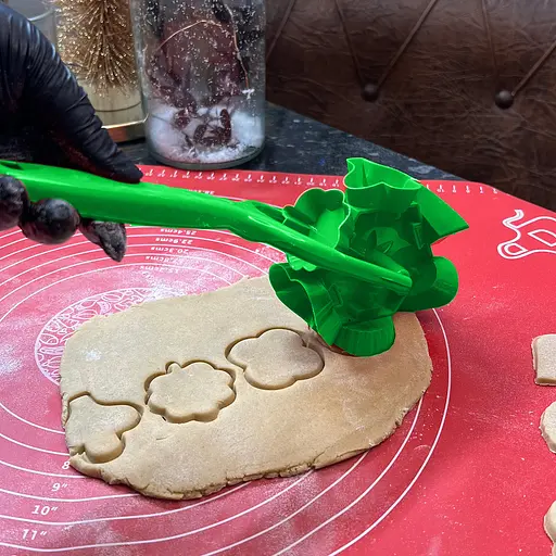 Валик нож-формочки для вырезания печенья 25 см, Kitchette Зелёный 82769 - фото 6