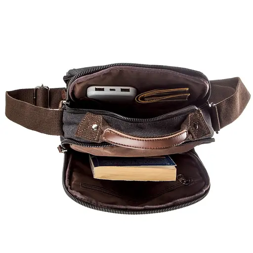 Чоловіча сумка Vintage 27х23,5х8 см sum0012203 - фото 5