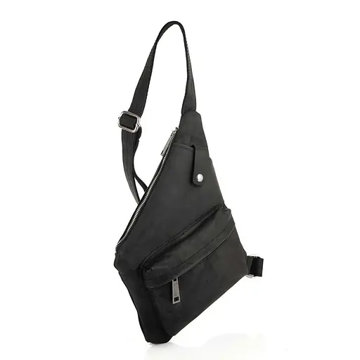 Кожаная сумка-слинг Tarwa 23х21х4 см sum0025557 - фото 2