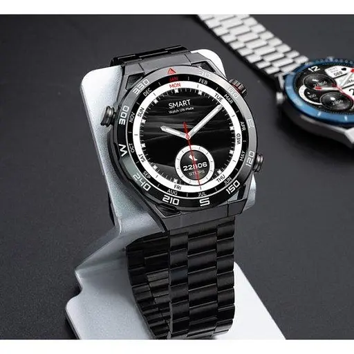 Чоловічий наручний розумний годинник Smart Ulpamate з GPS (Black) - фото 5